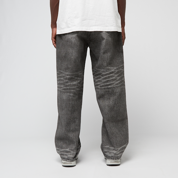 A Bathing Ape Fake Print Sta Loose Fit Denim Pants grey 86246 4