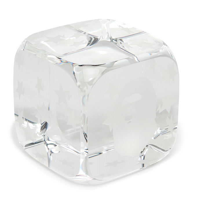 A Bathing Ape Ape Head Crystal Dice Weight clear Undefined Color 90853 1