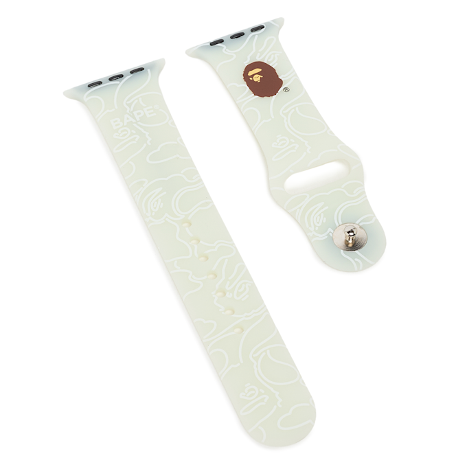 A Bathing Ape Neon Camo Watch Band white Undefined Color 90159 1