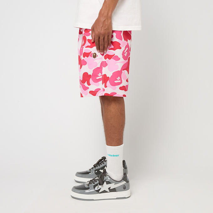 A Bathing Ape ABC Camo One Point Relaxed Fit Water Shorts pink rosa 88724 3