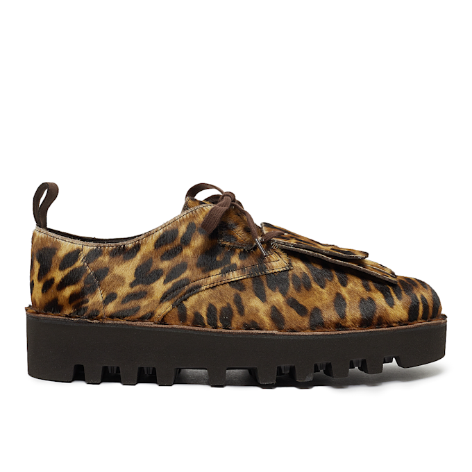 Clarks x Engineered Garments Desert Khan EG "Leopard Print" brun 88472 2