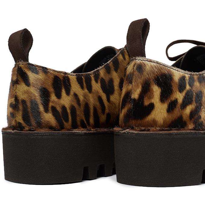 Clarks x Engineered Garments Desert Khan EG "Leopard Print" brun 88472 6