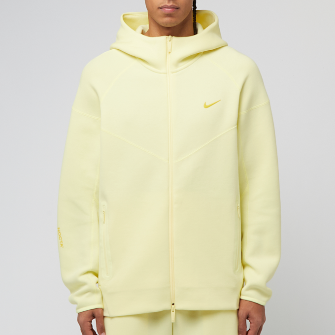 Nike x Nocta NRG Tech Fleece Full Zip Hoodie jaune 88737 2