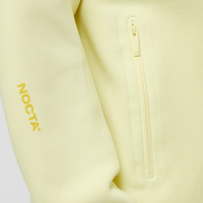 Nike x Nocta NRG Tech Fleece Full Zip Hoodie jaune 88737 7