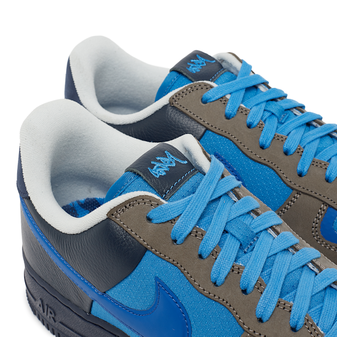 Nike x Stash Air Force 1 Low "Soft Grey" blau 88821 6