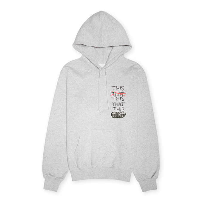 thisisneverthat THISTHAT Skate Hoodie grijs 87323 1