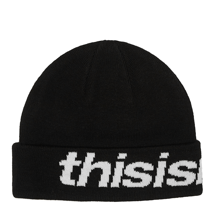 thisisneverthat HSP-Logo Big Cuff Beanie schwarz 91016 1