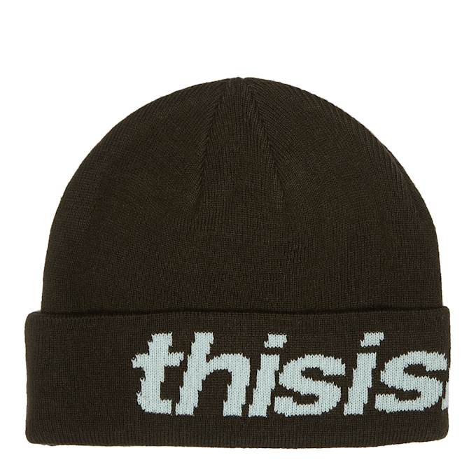 thisisneverthat HSP-Logo Big Cuff Beanie bruin 88474 1