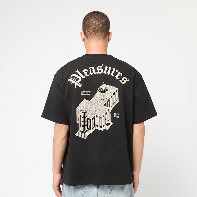 Pleasures Chapel Heavyweight Shirt black schwarz 86340 4