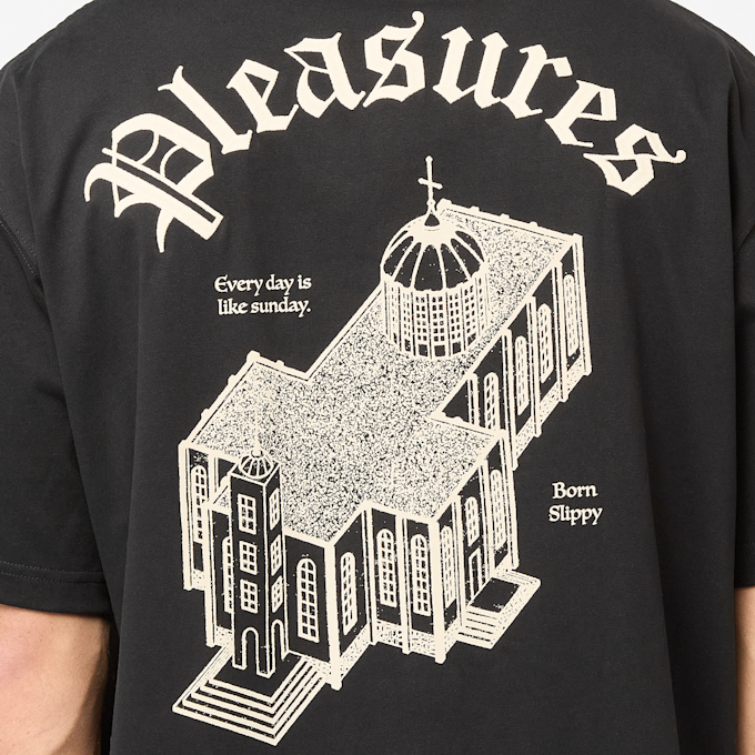 Pleasures Chapel Heavyweight Shirt black schwarz 86340 6