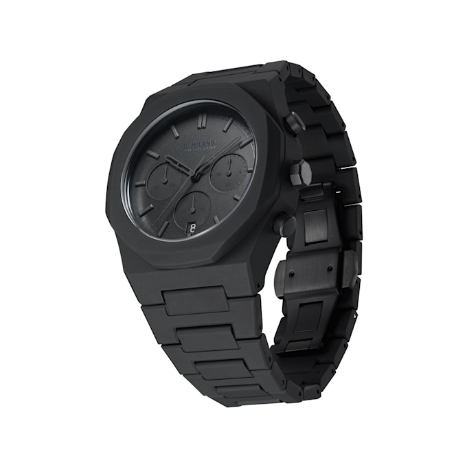 D1 Milano Polychrono Shadow Watch 40.5mm schwarz 87704 2