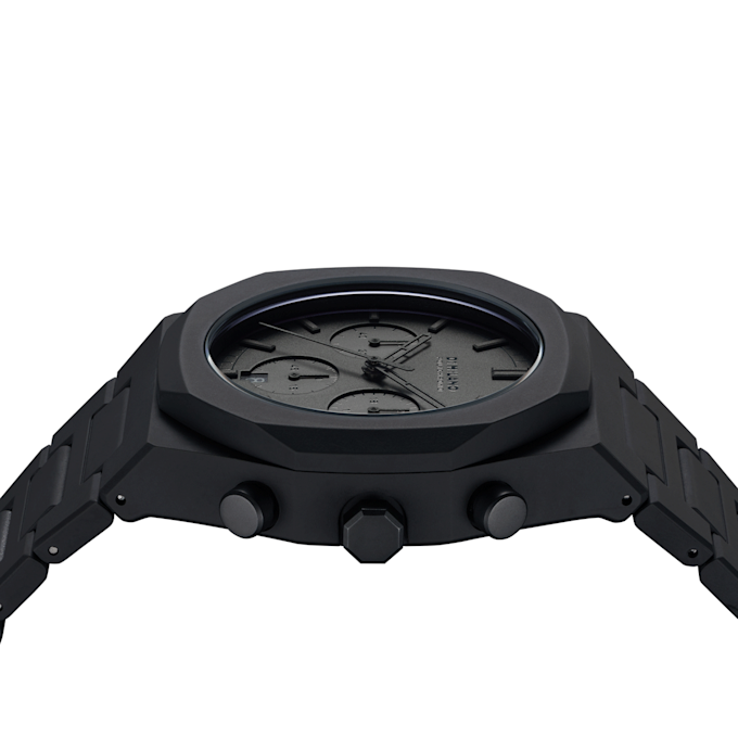 D1 Milano Polychrono Shadow Watch 40.5mm schwarz 87704 4