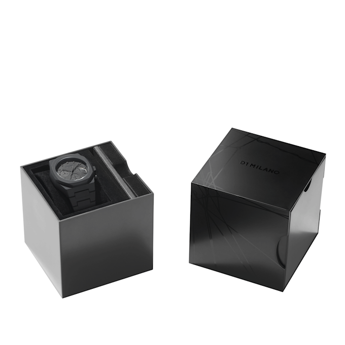 D1 Milano Polychrono Shadow Watch 40.5mm schwarz 87704 5