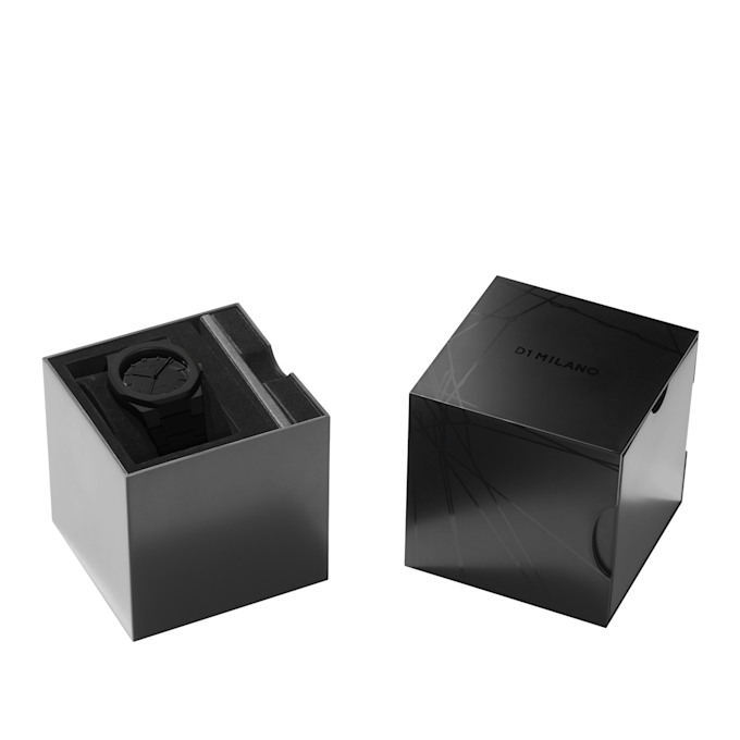D1 Milano Polycarbon Shadow Watch 40.5mm schwarz 90954 5
