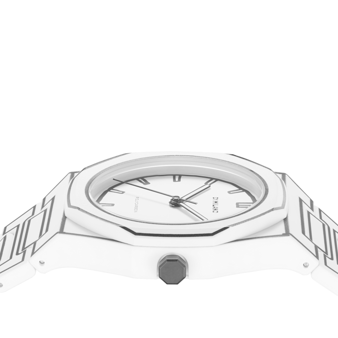 D1 Milano Polycarbon White Sketch Watch 40.5mm white 91043 4