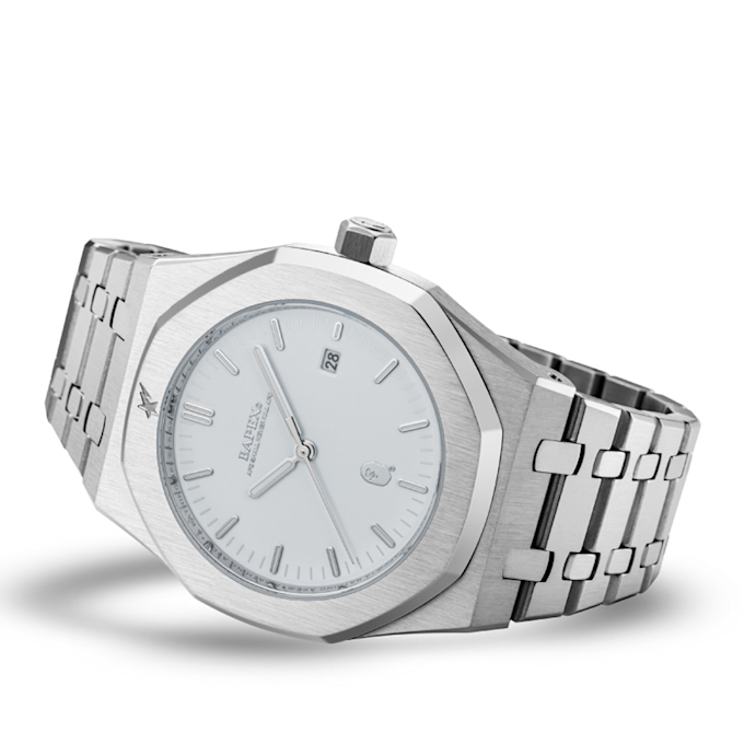 A Bathing Ape Type 9 Bapex Pantone silber 88718 2