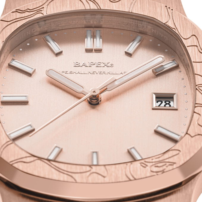 A Bathing Ape Type 10 Bapex Pantone light pink 90160 3