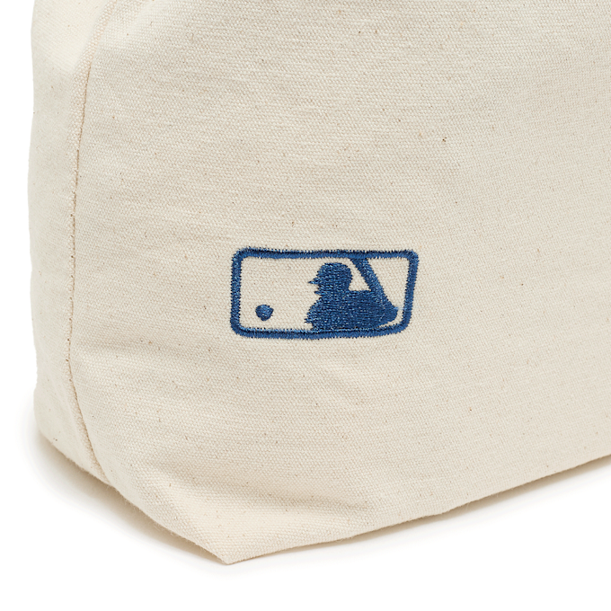 New Era Mlb Light Canvas Tote Bag New York Yankees Ivonvy beige 91042 4