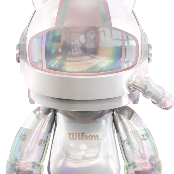 MightyJaxx ROBBi for Wilson Rugby Set 1000% wit 91112 5