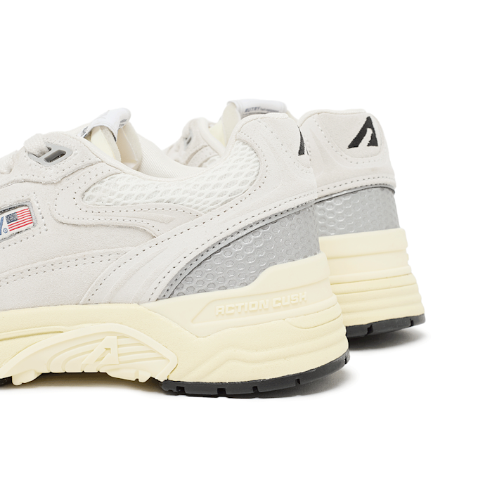 Autry Wmns Hyperway Low Suede Mesh white/silver gris 85743 5