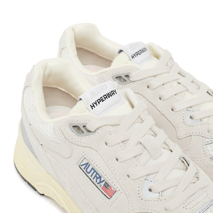 Autry Wmns Hyperway Low Suede Mesh white/silver gris 85743 6