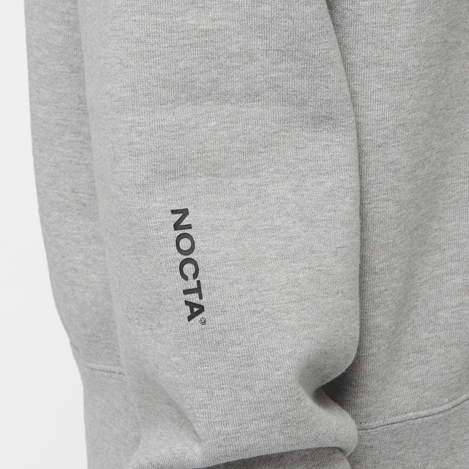 Nike x Nocta Fleece Crewneck Sweatshirt gris 88659 8