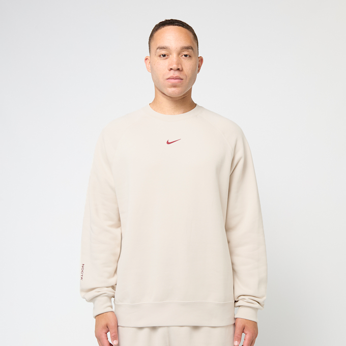 Nike Nockta Fleece Crewneck lt orewood brn/team red beige 87750 2