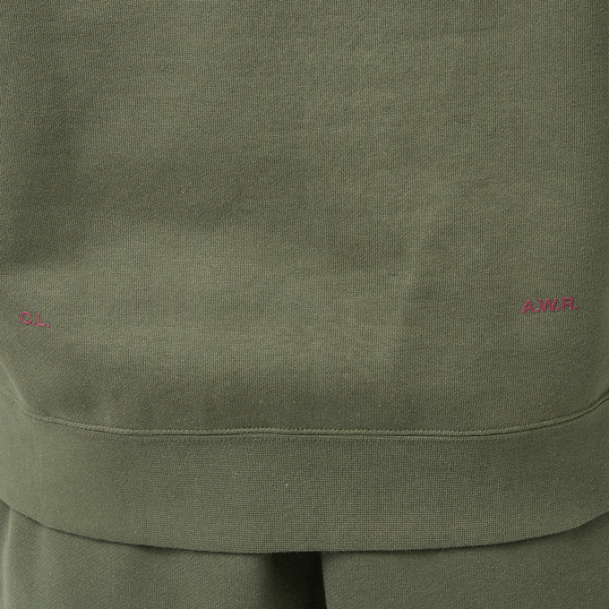 Nike Nocta Fleece Crewneck cargo khaki/team red grün 86292 8