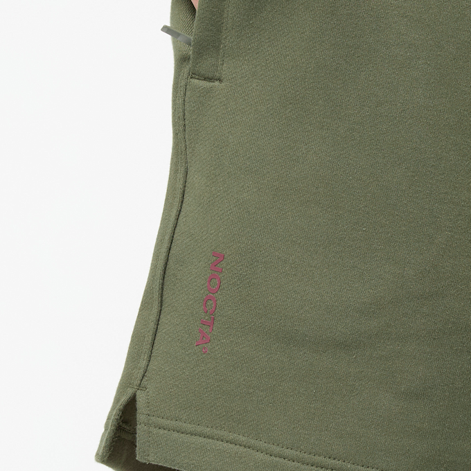 Nike M NRG Nocta CS Short FLC cargo khaki/team red vert 90434 8