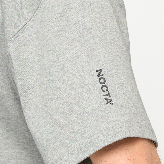 Nike M NRG Nocta CS Tee SS dk grey heather/black grau 88813 7