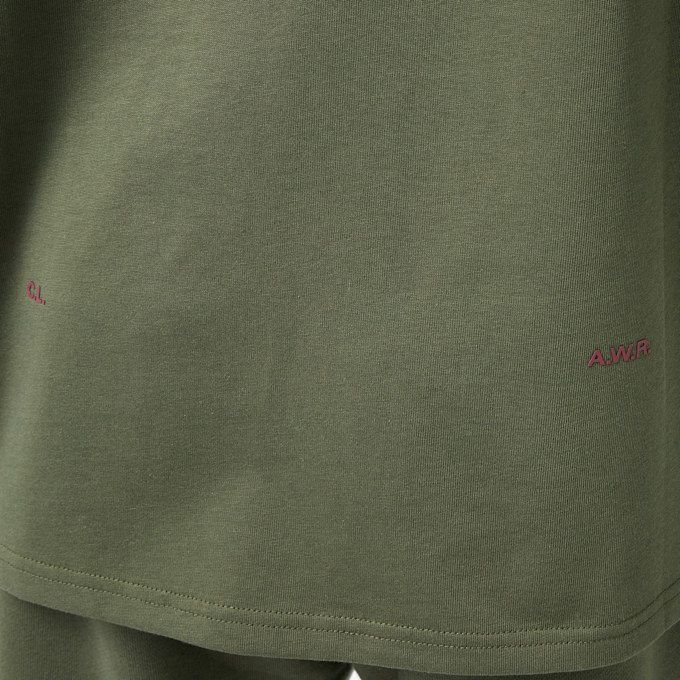 Nike M NRG Nocta CS Tee SS cargo khaki/team red grün 86345 7
