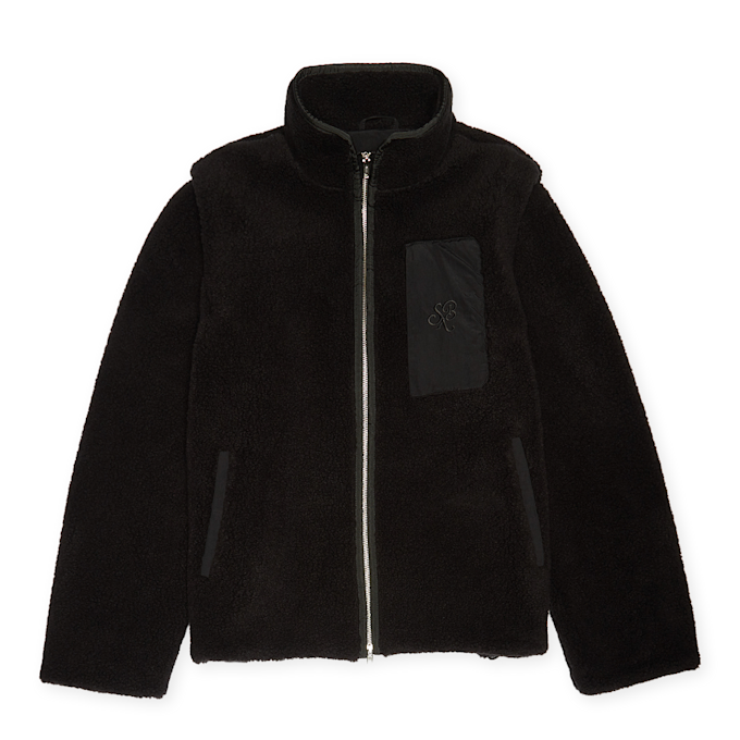 solebox Teddy Fleece Jacket zwart 89441 1