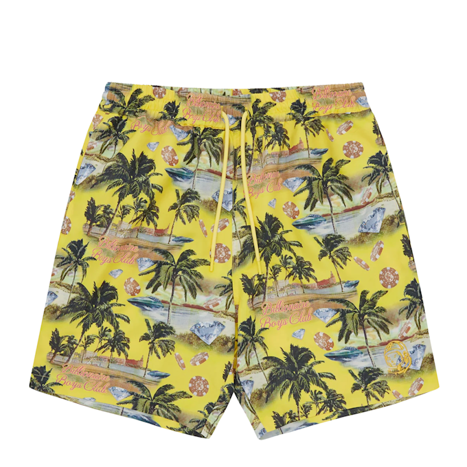 Billionaire Boys Club Resort Swimshorts jaune 86277 1