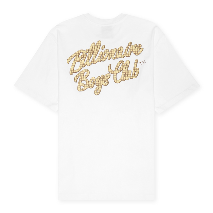 Billionaire Boys Club Script Logo T-Shirt white blanc 90446 1
