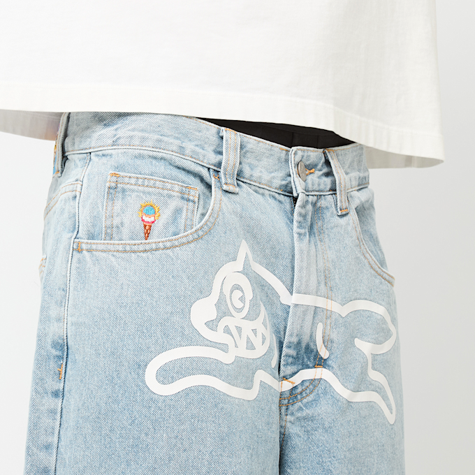 ICECREAM Running Dog Triple Scoop Denim Pant vintage wash blau 90166 7