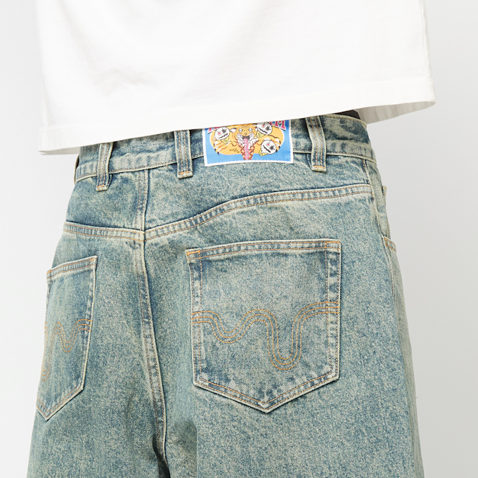ICECREAM Running Dog Triple Scoop Denim Pant vintage wash blau 90760 6