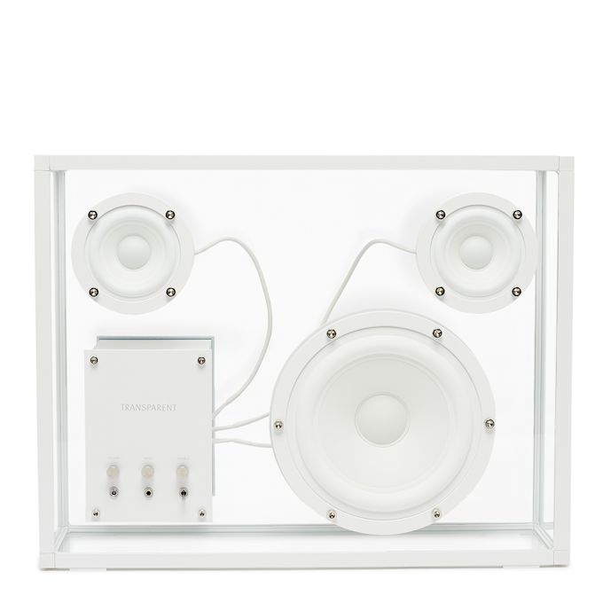 Transparent Speaker white 87710 1