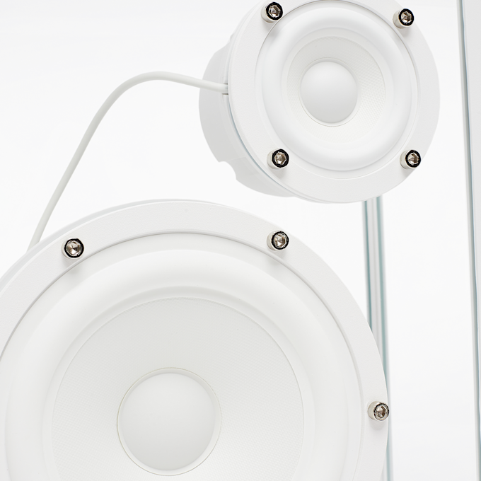 Transparent Speaker weiß 87710 6