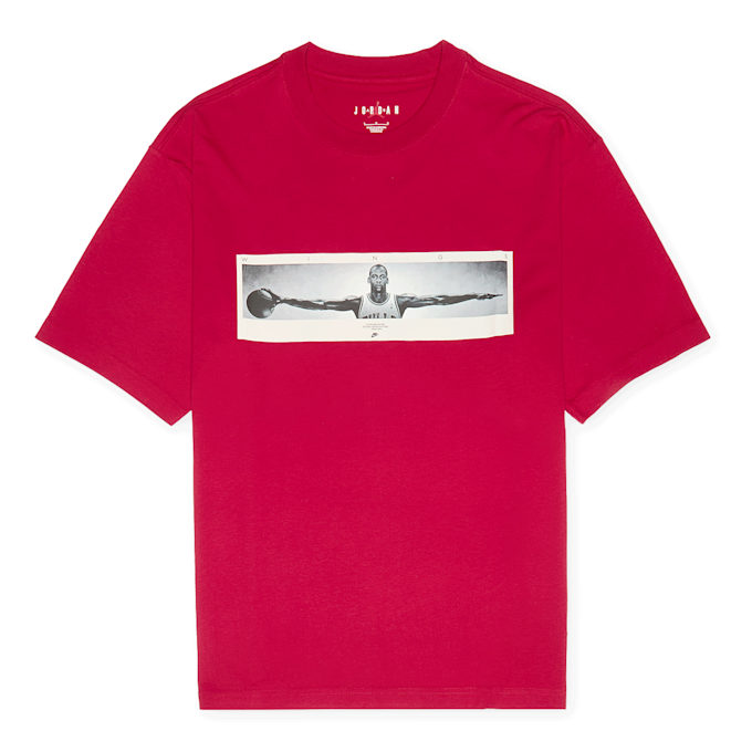 Jordan M J Nc Wings Photo Ss Crew gym red/black rot 91411 1