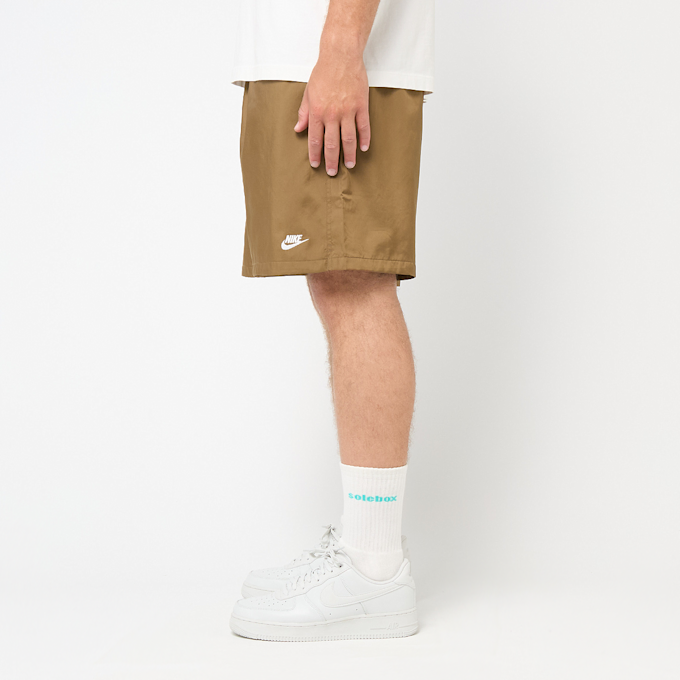 Nike M Nk Club Flow Short mosswood brown/white braun 86279 3