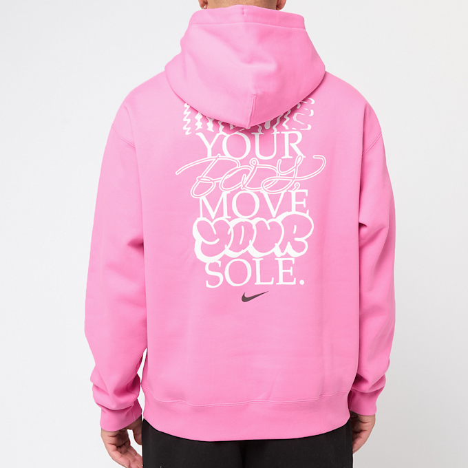 Nike Solo Swoosh Fleece Hoodie rosa 89445 4