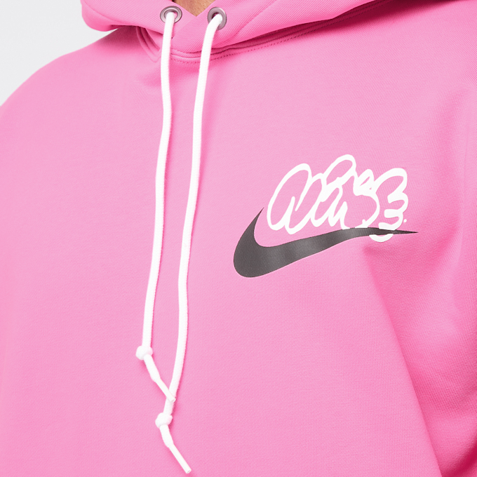 Nike Solo Swoosh Fleece Hoodie rosa 89445 5