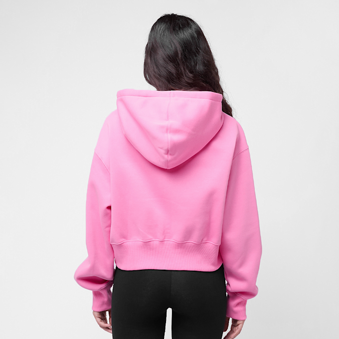 Nike W Nsw Phnx Flc Crop Fz Hdy playful pink/sail rosa 90195 4