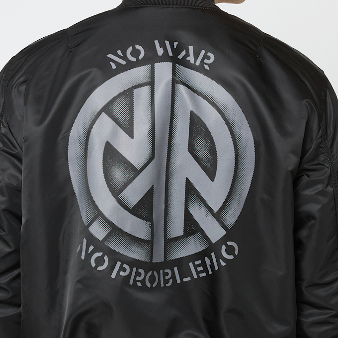 No Problemo x Alpha Industries No War MA-1 Jacket black 88551 6