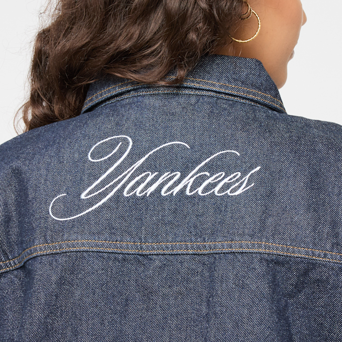 New Era MLB Reg Denim Jacket New York Yankees rdm blue 86620 6