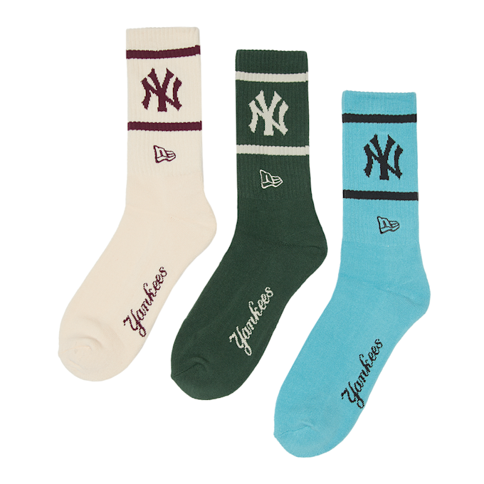 New Era MLB Crew Socks 3PK New York Yankees multi-colour 87959 1