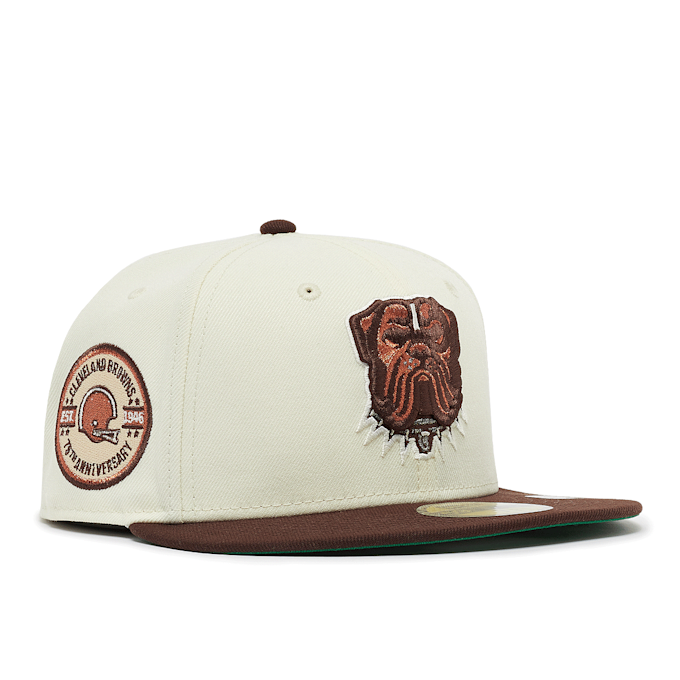 New Era MLB Chrome Pack 59Fifty Cleveland Browns beige 89484 1