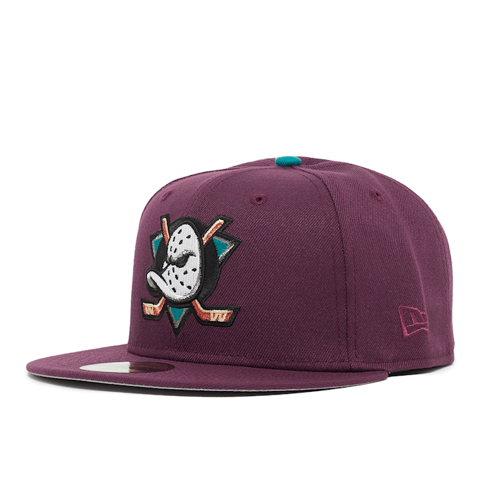 New Era 59Fifty Anaheim Ducks plum lila 86625 2