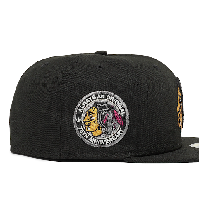 New Era 59Fifty NHL Black Dome Pack Chicago Blackhawks schwarz 86633 5