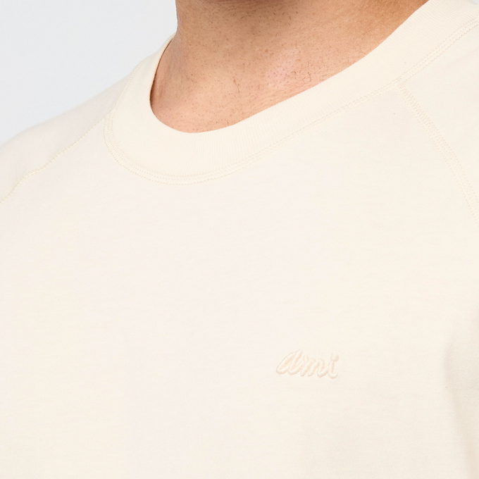 AMI PARIS Tee Shirt SS ivoire Undefined Color 91462 5